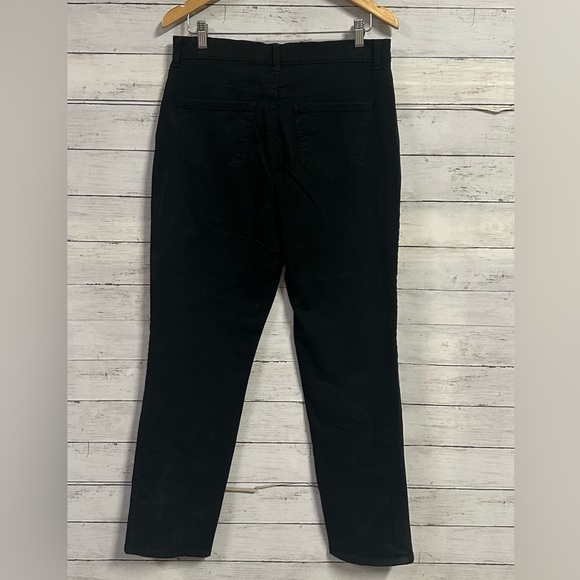 Gloria Vanderbilt Amanda Black Stretch Jeans Size 12 - Picture 3 of 6